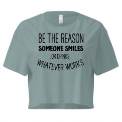 Ladies Festival Cali Crop Top Tee