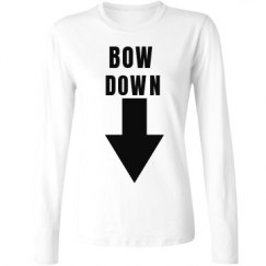 Ladies Relaxed Fit Basic Long Sleeve Tee