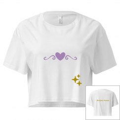 Heart Mc crop top