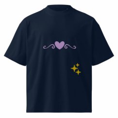 Unisex Organic Oversized High Neck T-Shirt