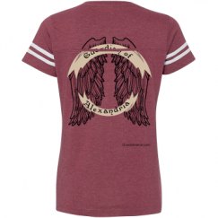 Ladies Relaxed Fit Vintage Sports Tee