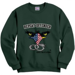 Unisex Film and Foil Crewneck Sweatshirt