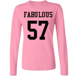 Ladies Relaxed Fit Basic Long Sleeve Tee