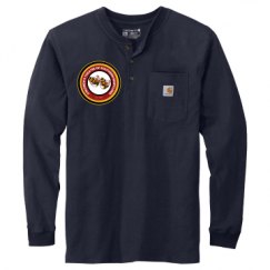 Unisex Carhartt Long Sleeve Henley Tee