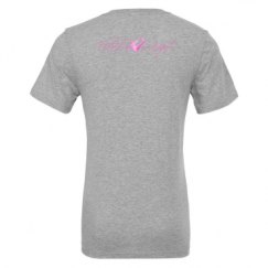 Unisex CVC Jersey V-Neck T-Shirt