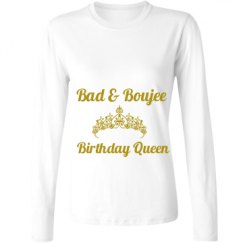 Ladies Relaxed Fit Basic Long Sleeve Tee