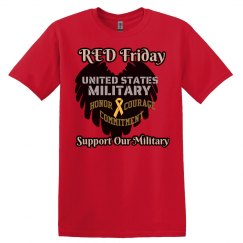 Red Friday Wing Heart Mens