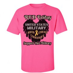 Unisex Ultra Cotton Safety Neon Crewneck Tee