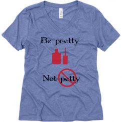Ladies Relaxed Fit Super Soft Triblend V-Neck Tee