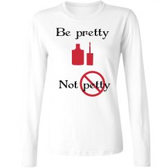 Ladies Relaxed Fit Basic Long Sleeve Tee