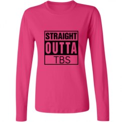 Ladies Relaxed Fit Basic Long Sleeve Tee