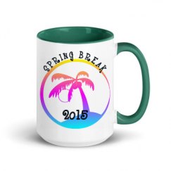 15oz Ceramic Mug with Color Inside