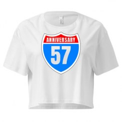 Ladies Festival Cali Crop Top Tee