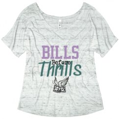 Ladies Flowy Slouchy Tee