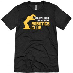 Custom School Name Robotics Club Tee