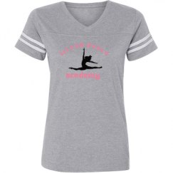Ladies Relaxed Fit Vintage Sports Tee