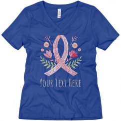 Ladies Relaxed Fit V-Neck Tee