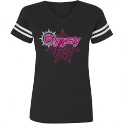 Ladies Relaxed Fit Vintage Sports Tee