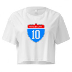 Ladies Festival Cali Crop Top Tee