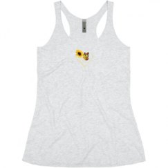 Ladies Slim Fit Super Soft Racerback Triblend Tank