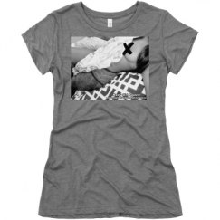 Ladies Slim Fit Super Soft Triblend Tee