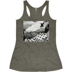 Ladies Slim Fit Super Soft Racerback Triblend Tank