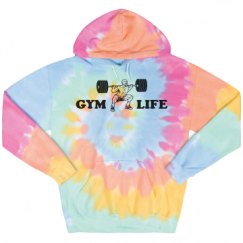 Unisex Tie-Dye Fleece Hoodie