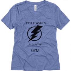 Ladies Relaxed Fit Super Soft Triblend V-Neck Tee