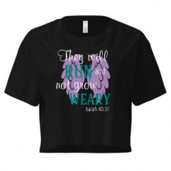 Ladies Festival Cali Crop Top Tee