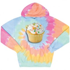 Unisex Tie-Dye Fleece Hoodie