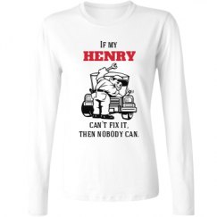 Ladies Relaxed Fit Basic Long Sleeve Tee