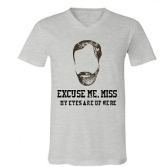 Unisex V-Neck Jersey Tee