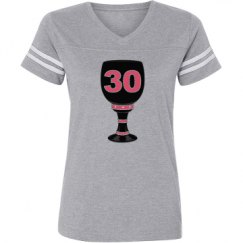 Ladies Relaxed Fit Vintage Sports Tee