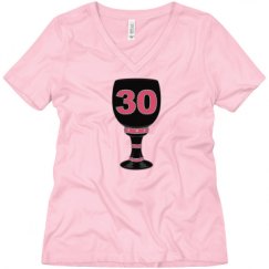 Ladies Relaxed Fit V-Neck Tee