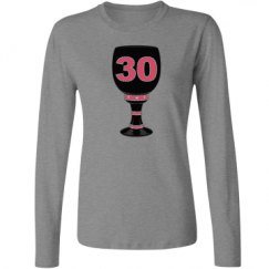 Ladies Relaxed Fit Basic Long Sleeve Tee
