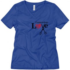 Cosmetology Love V-Neck