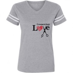 Ladies Relaxed Fit Vintage Sports Tee