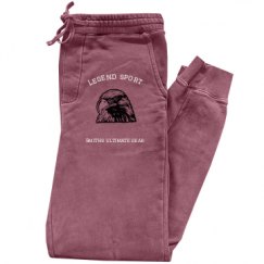 Pigment-Dyed Fleece Pants