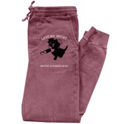 Pigment-Dyed Fleece Pants