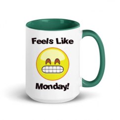 15oz Ceramic Mug with Color Inside