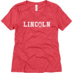 Ladies Relaxed Fit Super Soft Triblend V-Neck Tee