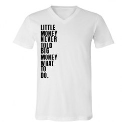 Unisex V-Neck Jersey Tee