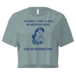 Ladies Festival Cali Crop Top Tee