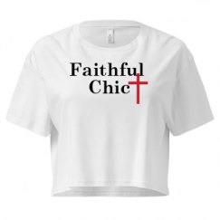 Ladies Festival Cali Crop Top Tee