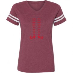 Ladies Relaxed Fit Vintage Sports Tee
