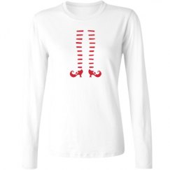 Ladies Relaxed Fit Basic Long Sleeve Tee