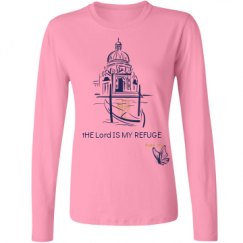 Ladies Relaxed Fit Basic Long Sleeve Tee