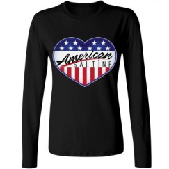 Ladies Relaxed Fit Basic Long Sleeve Tee
