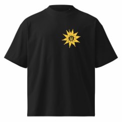 Unisex Organic Oversized High Neck T-Shirt