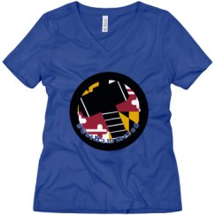Ladies Relaxed Fit V-Neck Tee